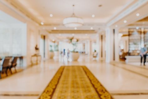 Abstract blur luxury hotel lobby for bac... | Premium Photo #Freepik #photo #background #pattern #abstract #wood Hotels Lobby, Luxury Hotel Lobby, Hotel Background, Luxury Hotels Lobby, Room Reservation, Premium Hotel, Hotel Entrance, Hotel Website, Hotel Services