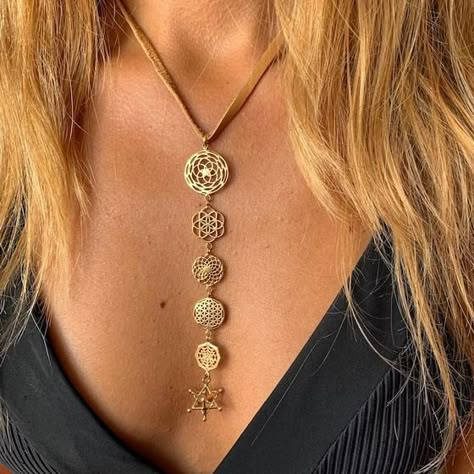 Sacred Geometry Necklace, Esoteric Jewelry, Venus Jewelry, Sacred Geometry Clothing, Sacred Geometry Jewelry, Geometry Jewelry, Sacred Jewelry, Inexpensive Jewelry, Brass Jewellery