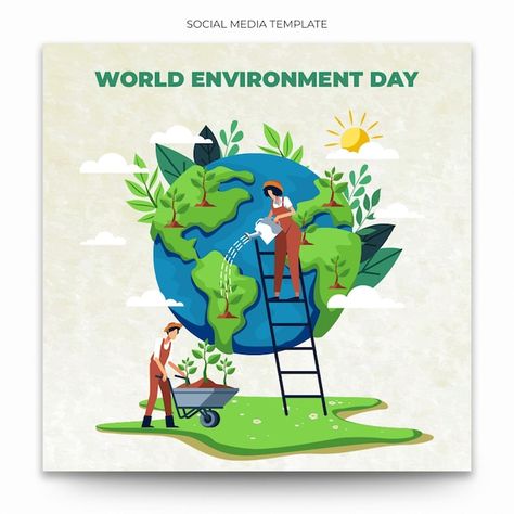 A poster for world environment day with ... | Premium Psd #Freepik #psd #sustainable-development #environmental-sustainability #sustainable #eco-friendly Save Mother Earth Poster, Environmental Posters, Planet Drawing, Save Mother Earth, Earth Drawings, Earth Poster, World Earth Day, Earth Globe, Environment Day