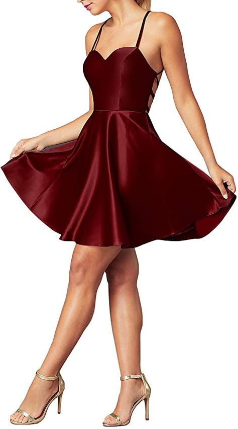 Cute Red Dresses Short Hoco, Cocktail Dress Burgundy, Wine Red Homecoming Dresses, Maroon Hoco Dresses Short, Red Short Dress Formal, Dark Red Winter Formal Dresses, Short Red Prom Dress, Short Prom Dresses Red, Semi Formal Red Dress