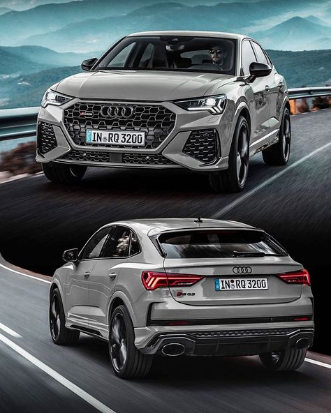 Tom // Previously Audi.Addicts στο Instagram: "RSQ3 Sportback🔥 Did another edit, this time in Nardo grey! What do you think about it?" Audi Rs Q3 Sportback, Car Signage, Audi Rsq3, Audi Rsq8, Audi Q, White Suv, Benz Suv, Audi Sq5, Nardo Grey