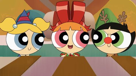 Ppg Pfp, Powerpuff Girls Christmas, Professor Utonium, Friendship Wallpaper, Powerpuff Girls Cartoon, Powerpuff Girls Wallpaper, Powerpuff Girls Fanart, A Hat In Time, Power Puff Girls