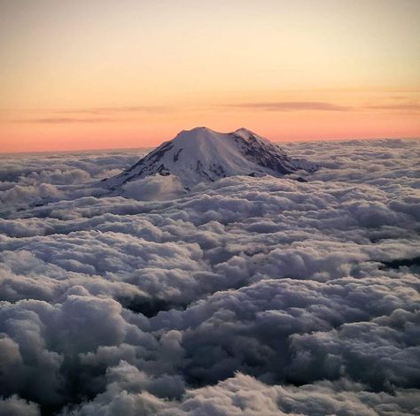 Above The Clouds Aesthetic, Mountain Sky Aesthetic, Above Clouds Aesthetic, Mountains With Clouds, Mountains From Above, Clouds From Above, Cloudy Mountains, View From Plane, Sunrise Aesthetic Mountain