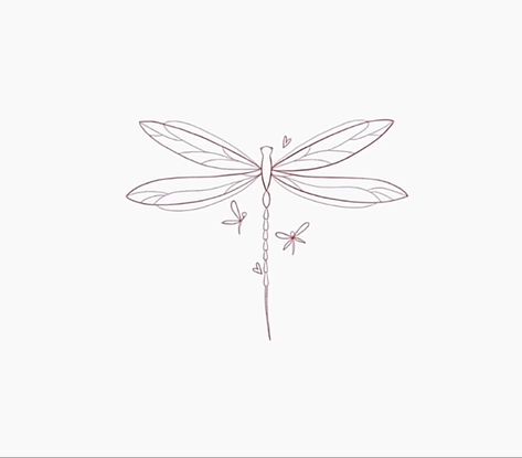 Line Art Dragonfly Tattoo, Fine Line Dragon Fly Tattoos, Minimalistic Dragonfly Tattoo, Dragonfly Line Tattoo, Fineline Dragonfly Tattoo, Dragon Flies Tattoos, Tiny Dragonfly Tattoo, Dragonfly Back Tattoo, Dainty Dragonfly Tattoo