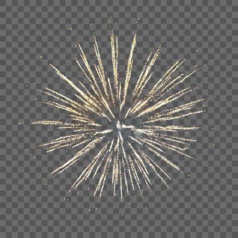 New Year Fireworks, Gold Light, Free Illustrations, Free Image, Design Element, New Years Eve, Design Resources, Fireworks, The Sky