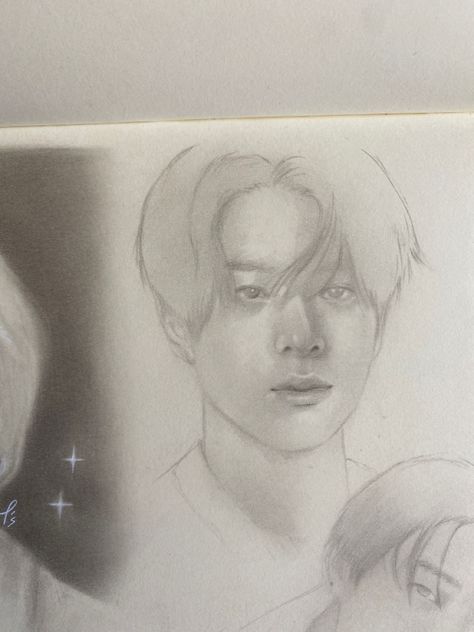 Jake enhypen sketch by woniesti #kpop #enhypen #art #sketch Jake Enhypen Drawing Sketch, Jake Drawing Enhypen, Jake Enhypen Drawing, Jake Drawing, Enhypen Sketch, Kpop Sketch, Jake Enhypen, Face Sketch, Kpop Drawings