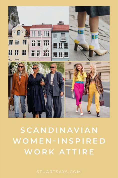 Scandinavian inspired work outfits. Contrary to popular belief, your work outfits do not have to be dull and they don’t have to take a toll on your fashionable side. #stuartsays #stuartbrazell #scandinavian #scandinavianclothes #scandinavianinspiration Scandinavian Clothes, Fashion Scandinavian, Scandinavian Outfit, Tailored Jumpsuit, Force Of Nature, Business Outfits Women, Scandinavian Fashion, Killing It, A Force