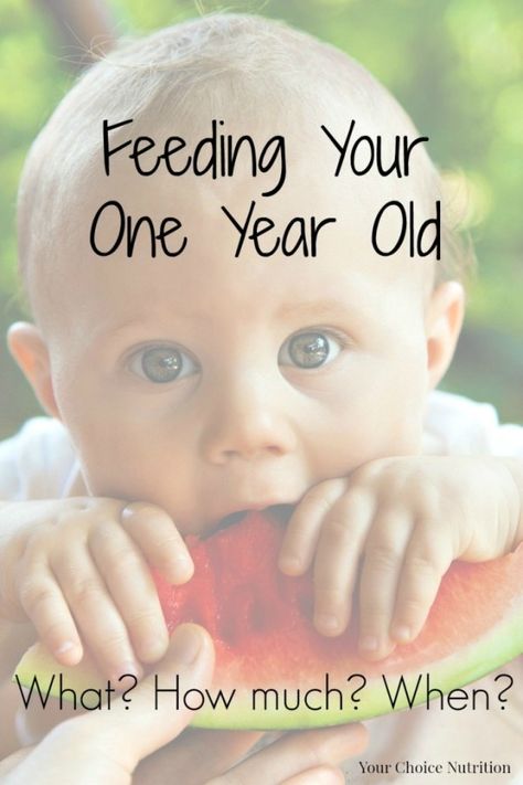 Feeding Your One Year Old: What? How Much? When? One Year Old Foods, Baby & Toddler Food, Homemade Baby Foods, Baby Eating, Homemade Baby, Baby Led Weaning, One Year Old, Toddler Meals, Kids Nutrition