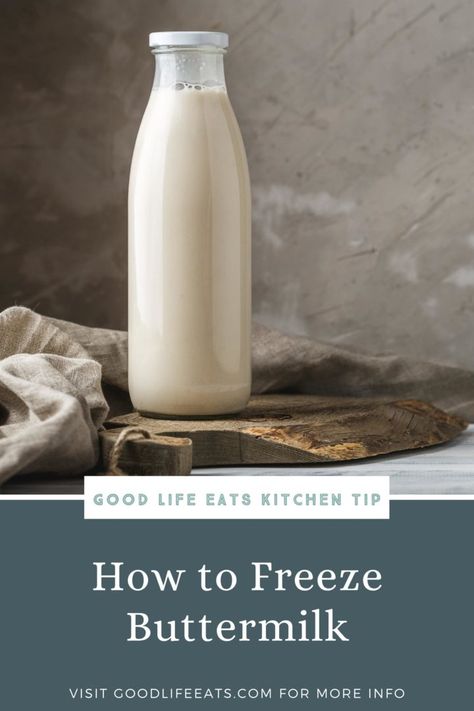 Can You Freeze Buttermilk, Freezing Buttermilk, Freeze Buttermilk, Freezing Food Guide, Dry Buttermilk, Almond Frosting, Sweet Potato Dinner, Buttermilk Bread, Dark Chocolate Cupcakes