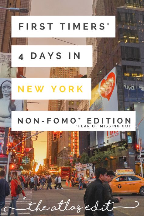 4 Days In New York, Nyc Itinerary, New York City Vacation, New York Vacation, Voyage New York, New York Winter, New York Travel Guide, New York City Travel, Nyc Subway