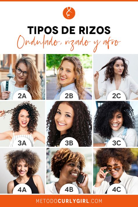 Clasificación del cabello rizado: pelo ondulado, rizado y afro ⭐ Cuidados y recomendaciones ✅ #metodocurlygirl #curlygirlmethod #rizos #ondulado #rizado #afro Hair Chart, Really Curly Hair, Curly Hair Videos, Curly Girl Method, Best Pixie Cuts, Curly Girl Hairstyles, Pixie Haircuts, Short Pixie Haircuts, Curly Hair Care