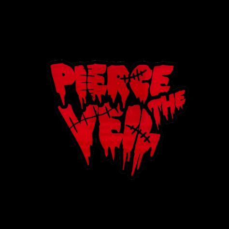 Emo Logo Design, Ptv Logo, Goth Homescreen, Red And Black Emo, Mall Goth Wallpaper, Pierce The Veil Logo, Goth Icon, Red Widgets, Emo Designs