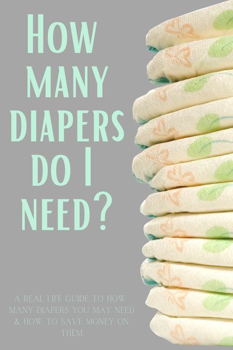 How many Diapers Do I need? An easy guide to stockpiling diapers. How Many Diapers Do I Need In Each Size, Diaper Stockpile Chart, How Many Diapers To Buy In Each Size, Cute Onsies, Diaper Chart, Rompers For Girls, 5 Month Baby