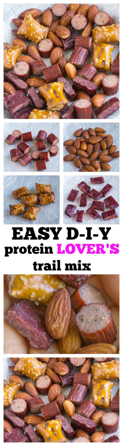 Easy DIY Protein Lover's Trail Mix- Customisable and perfect for any weather! Diy Pretzels, Cliff Bars, Trail Mix Recipes, Snack Mixes, Protein Mix, Healthy Protein Snacks, Protein Packed Snacks, Hiking Food, Protein Snack