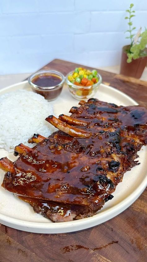 Ribs And Rice, Babyback Ribs Recipe, Valentines Food Dinner, Bbq Pork Ribs, Lamb Dishes, Smoked Ribs, How To Cook Pork, Baby Back Ribs, Rib Recipes