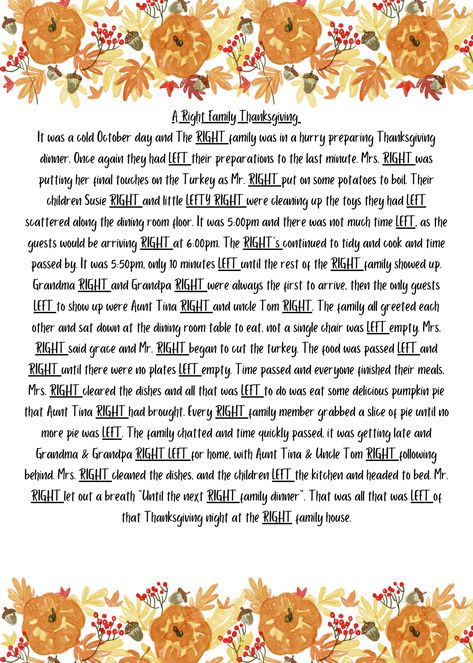 Pass The Gift Thanksgiving Game, Free Thanksgiving Left Right Game, Friendsgiving Left Right Game, Left Right Game For Family Reunion, Left Right Game For Adults Thanksgiving, Left Right Thanksgiving Story, Thanksgiving Right Left Game, Thanksgiving Left Right Game Free, Thanksgiving Gift Exchange Game