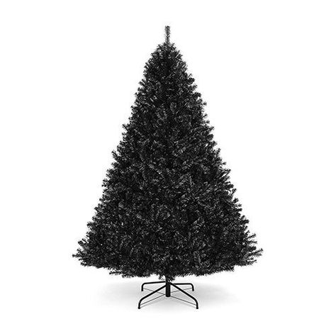 Gothic Xmas, Black Christmas Tree Decorations, Full Christmas Tree, Black Christmas Decorations, Best Artificial Christmas Trees, Christmas Content, Christmas Decor Trends, Goth Christmas, Gothic Christmas