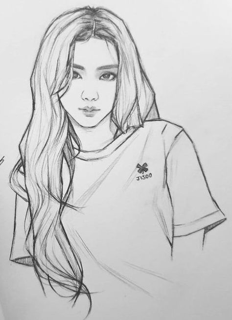 Human Sketches, Girl Face Drawing, Pencil Sketch Images, Girl Drawing Sketches, Cool Pencil Drawings, Girly Drawings, Kpop Drawings, Easy Drawings Sketches, Art Drawings Sketches Creative