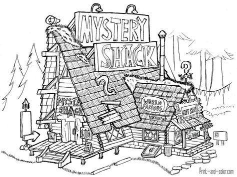 Gravity Falls coloring page Gravity Falls Coloring Pages, Creation Coloring Pages, Gravity Falls Characters, Fall Drawings, Mystery Shack, Desenhos Gravity Falls, Cat Coloring Book, Kid Coloring Page, Posca Art