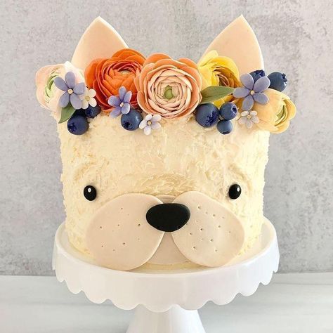 Birthday Cake Puppy Theme, Frenchie Birthday Party Theme, Frenchie Cake Ideas, Frenchie Birthday Cake, French Bulldog Birthday Party Theme, French Bulldog Cake Ideas, French Bulldog Cupcakes, French Bulldog Birthday Cake, Frenchie Cupcakes