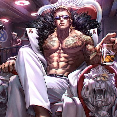 ArtStation - Bluezima : Dong-Wook Shin Dark Siders, Gang Road, Snk King Of Fighters, Anime Gangster, Arte Cyberpunk, Cyberpunk Character, Dong Wook, Fantasy Male, Web Banner Design