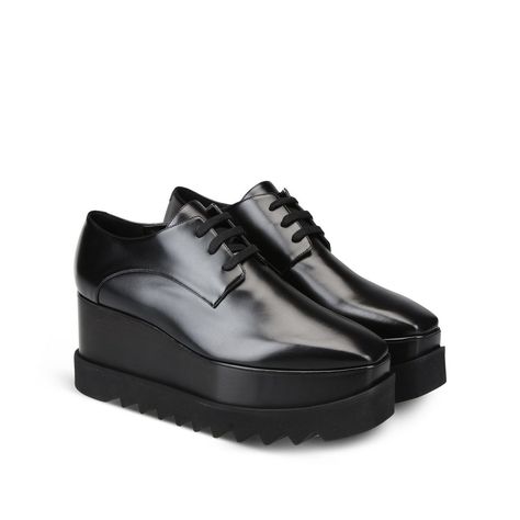 Chunky Oxfords, Womens Saddle Shoes, Platform Shoes Sneakers, Black Oxford Shoes, Stella Mccartney Shoes, Shoes Chunky, Narrow Shoes, Black Oxfords, Chunky Shoes