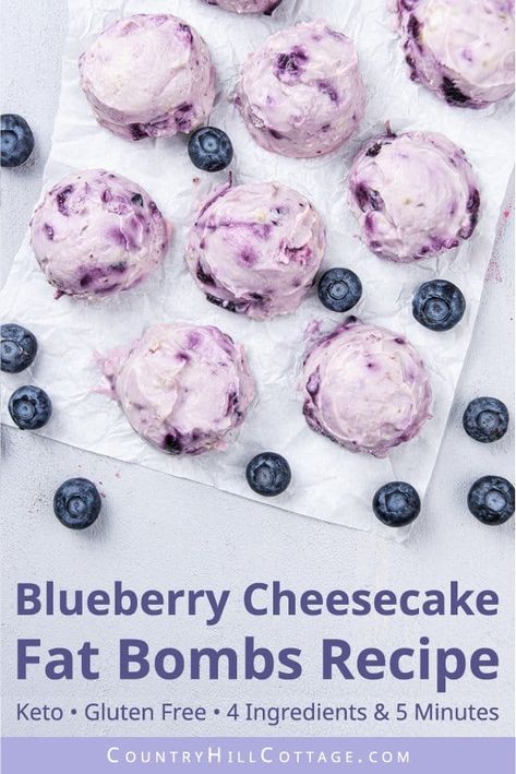 Cheesecake Fat Balls Keto, Keto Cheesecake Bites, Fat Bomb Recipes, Cheesecake Balls, Cream Cheese Ball, Cheesecake Bites Recipe, Keto Blueberry, Keto Cream, Raspberry Coconut