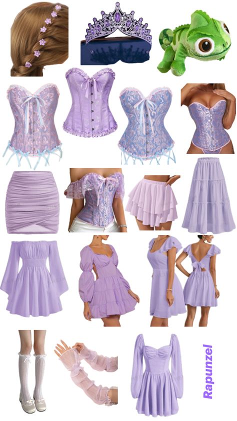 Rapunzel Halloween Costume, Rapunzel Outfit, Tangled Costume, Disney Princess Inspired Outfits, Eve Costume, Princess Inspired Outfits, Rapunzel Costume, Cute Group Halloween Costumes, Disney Princess Costumes