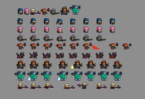 Pixel Art Game Assets, Top Down Pixel Art Characters, Pixel Tileset, Top Down Pixel Art, Digital Dystopia, Sprite Art, Pixel Character, Top Down Game, Indie Game Art