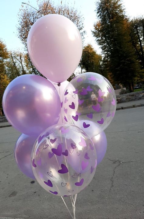 Purple Birthday Party Decorations, Happy Birthday Doll, Purple Birthday Party, Hanging Wedding Decorations, Purple Wedding Inspiration, Hello Kitty Cupcakes, Birthday Goals, Birthday Ideas For Her, Purple Balloons