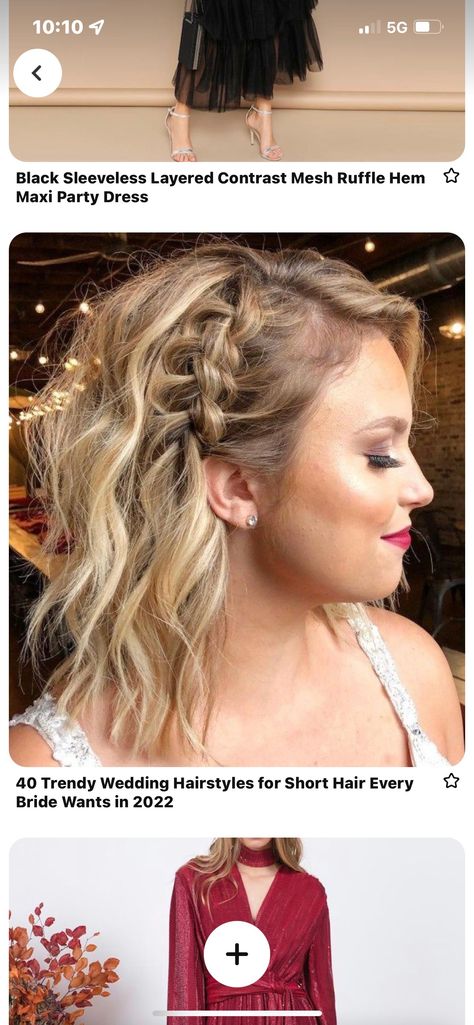 Shoulder Length Wavy Hair Updo, Medium Length Hairstyle For Wedding Guest, Bridesmaid Hair For Mid Length Hair, Hairstyle For Semi Formal Event, Guest Wedding Hairstyles Medium, Mid Length Party Hairstyles, Semi Formal Wedding Guest Hairstyles, Medium Length Formal Hairstyles With Bangs, Cocktail Dinner Hairstyles