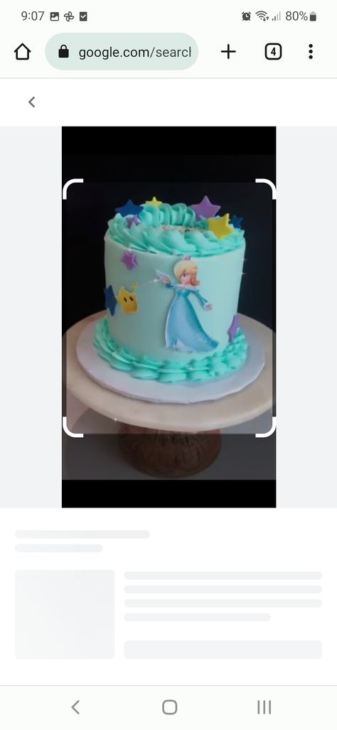 Rosalina Birthday Cake, Rosalina Birthday Party, Rosalina Cake, Rosalina Mario, Nintendo Cake, Mario Princesses, Peach Birthday, Super Mario Princess, Mario Cake