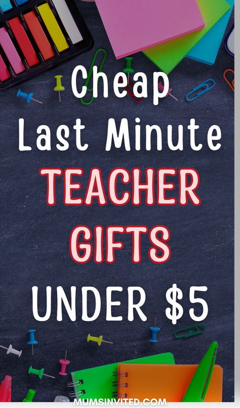 Looking for budget-friendly, cheap teacher appreciation gifts for your favorite teachers? Browse this roundup of unique, inexpensive small gifts under $5. Find funny, useful teacher gifts like personalized mugs, thank you cards, custom tote bags, gift cards, handmade crafts, books for the classroom, potted plants & so much more! Ideal for Teacher Appreciation Week, male teachers, female teachers, school staff & admin. Affordable little gifts that pack a punch. end of year teacher gifts. Useful Teacher Gifts, Bulk Teacher Appreciation Gifts, Quick Teacher Gifts, Cheap Teacher Appreciation Gifts, Middle School Teacher Gifts, Inexpensive Teacher Appreciation Gifts, Affordable Teacher Gifts, Year End Teacher Gifts, Male Teachers