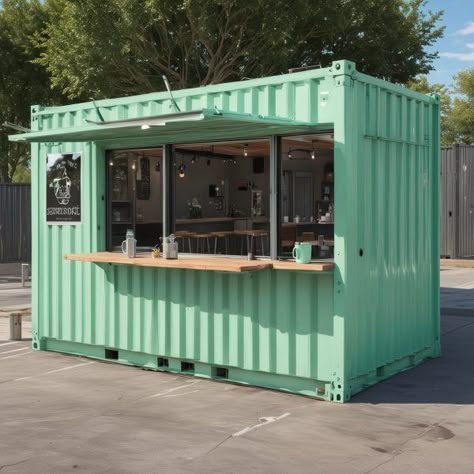 Looking for a stylish, affordable café setup? Try a Modular Container Café! Quick to install and eco-friendly 🌱. Perfect for your next business move! 🚀 🔗 https://www.samanportable.com/product/modular-container-cafe/ Shipping Container Business Ideas, Container Coffee Shop Interior, Shipping Container Boutique, Container Salon Ideas, Container Bar Design, Container Cafe Design, Cowboy Cafe, Container Shops, Shipping Container Cafe