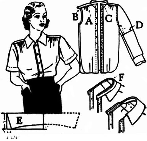 Blouse Upcycle, V Lines, Greatest Generation, Old Shirts, Pattern Drafting, Bias Tape, Collar Blouse, White Shirts, Free Tutorial