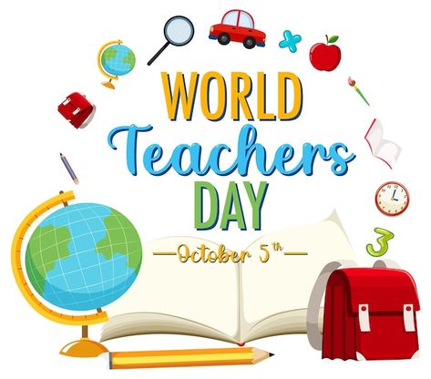 World teachers day poster design | Free Vector #Freepik #freevector #logo #school-clipart #clip-art #cartoon-banner World Teachers Day Poster, Teachers Day Poster Design, World Teachers Day, Teachers Day Poster, World Teacher Day, Teacher Day, World Teachers, About World, Teachers Day