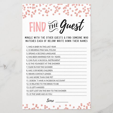 Are you looking for bridal shower games unique? Try this funny bridal shower game, and make your bridal shower unique! bridal shower games unique//bridal shower ideas//bridal shower game #funny #diy #funny interactive #fun Bridal Shower Game Ideas, Bridal Shower Questions, Anniversary Party Games, Wedding Bridal Shower Ideas, Bridal Shower Idea, Would She Rather, Find The Guest, Fun Bridal Shower Games, Wedding Game