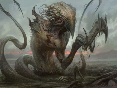 Lovecraft Monsters, Stella Art, Mtg Art, Fantasy Monster, Magic Art, Wizards Of The Coast, Art Series, Close Image, Magic The Gathering