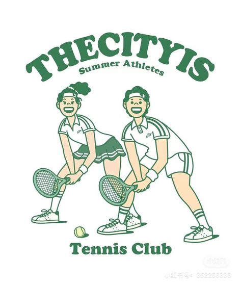 Tennis Artwork, Tennis Posters, Baby Shower Deco, Infographic Design Layout, Cat Coloring Book, Zine Design, Tshirt Design Inspiration, Tennis Club, Character Graphic