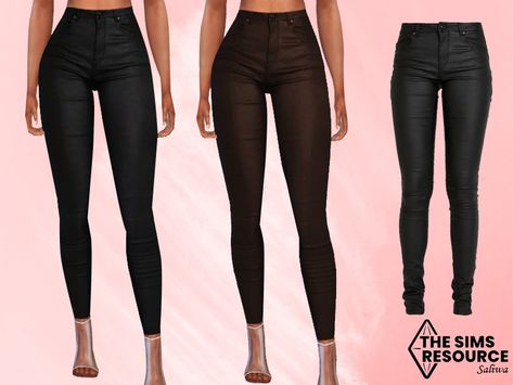 High Waisted Leather Pants, Cotton Party Dress, Sims 4 Black Hair, Tumblr Sims 4, Sims 4 Cc Folder, Sims 4 Toddler, Sims4 Clothes, Sims 4 Mods Clothes, Best Sims