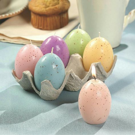 Idea For Easter, Handmade Candles Diy, Diy Candles Homemade, Săpunuri Handmade, Egg Candle, Homemade Scented Candles, Candle Projects, Candles Diy, Diy Candles Scented