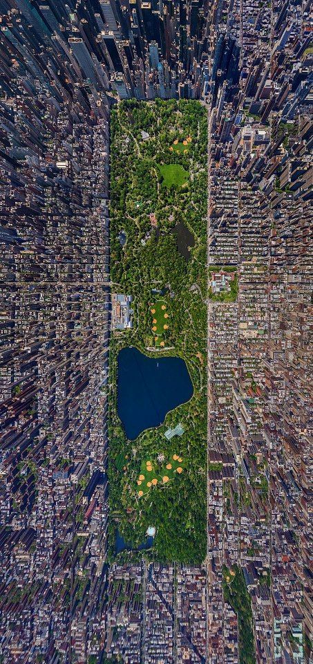 Awesome picture of Central Park, New York Voyage New York, Aerial Images, City That Never Sleeps, Famous Landmarks, Aerial Photo, Famous Places, Birds Eye View, Dubrovnik, Aerial Photography