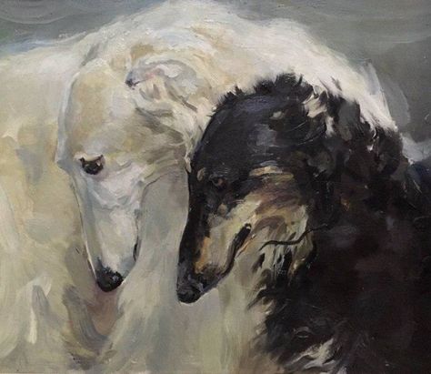 Dogs Painting, Borzoi Dog, Ap Art, Dog Paintings, Painting Oil, Art Reference Photos, Greyhound, Animal Paintings, Art Classes