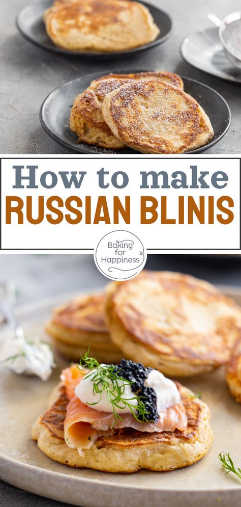 Russian Buckwheat Recipes, Buckwheat Blini Recipe, Buckwheat Recipe, Yeast Pancakes, Buckwheat Flour Recipes, Deficit Meals, Sweet Or Salty, Recipes With Yeast, Buckwheat Recipes