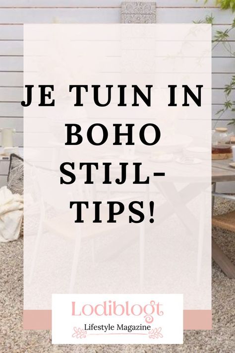 Wil jij het hele jaar door dat Ibiza gevoel in jouw tuin hebben, zo een plek waar je kan ontspannen en relaxen. Een plek waar je na een lange drukke werkdag helemaal tot rust kan komen? Dan is een tuin in boho stijl echt iets voor jou. Lees hier wat je allemaal nodig hebt aan tuinmeubels en accessoires om die echte bohemian stijl voor elkaar te krijgen. Bohemian Style Interior Design, Interior Design Bohemian, Bohemian Style Interior, Boho Interiors, Bohemian Lifestyle, Boho Room, Bohemian Chic, Interior Inspiration, Ibiza