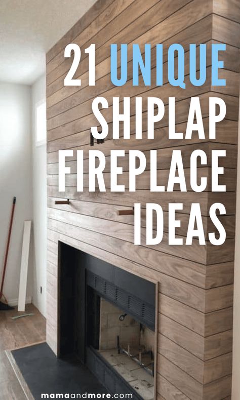 shiplap fireplace ideas Shiplap Fireplace Ideas, Diy Shiplap Fireplace, Fireplace Accent Walls, Fireplace Feature, Fireplace Feature Wall, Built In Electric Fireplace, Electric Fireplace Wall, Shiplap Fireplace, Brick Fireplace Makeover