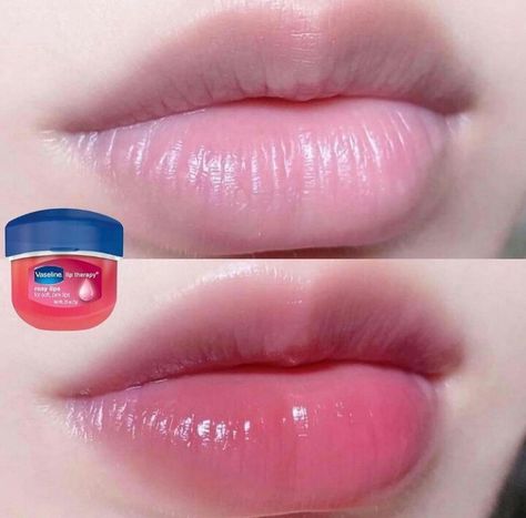 Vaseline Lip Therapy, Beautiful Skin Care, Lip Therapy, Vaseline Lip, Doll Eye Makeup, Lip Care Routine, Makeup Accesories, Lip Makeup Tutorial, Perfect Skin Care Routine