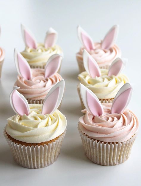 Easter Cupcake Decorating Ideas, Cupcake Ideas For Kids, Cute Easter Cupcakes, Easter Cupcake Ideas, Easter Treats For Kids, Easter Cupcakes Decoration, Bunny Birthday Theme, Cupcakes For Kids, Easter Cupcakes Easy