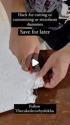 How To Cut Styrofoam, Diy Styrofoam Crafts, Graham Cracker Gingerbread House, Styrofoam Art, Styrofoam Crafts, Diy Repair, Crafts Hacks, Christmas Crafts Decorations, Foam Crafts