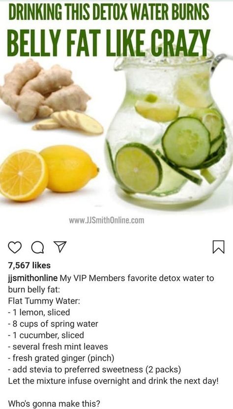 Flat Tummy Water, Smoothie Recipes Healthy Breakfast, Healthy Drinks Smoothies, Belly Fat Drinks, Healthy Juice Recipes, Trening Fitness, Makanan Diet, Diet Drinks, Healthy Drinks Recipes